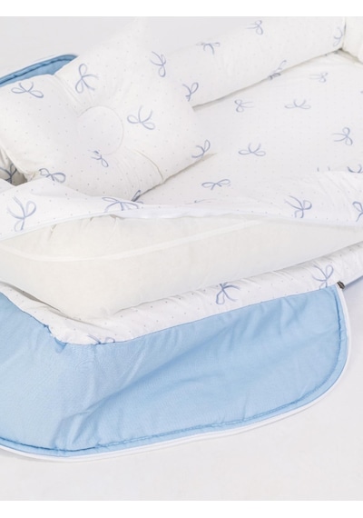 Tiffany Taşınabilir Çantalı Babynest - Mavi