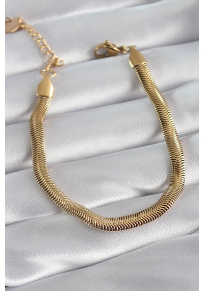 Ezoconcept 316l Çelik Gold Renk Kalın İtalyan Zincir Model Kadın Bileklik Çok Renkli Ezoconcept 316l Çelik Gold Renk Kalın İtalyan Zincir Model Kadın Bileklik Çok Renkli