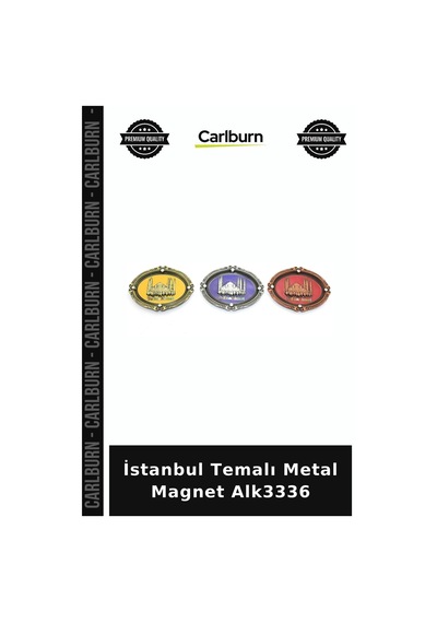 Özel Üretim Hediyelik Hatıra Dekoratif Turistik Koleksiyon İstanbul Temalı Metal Magnet Alk3336