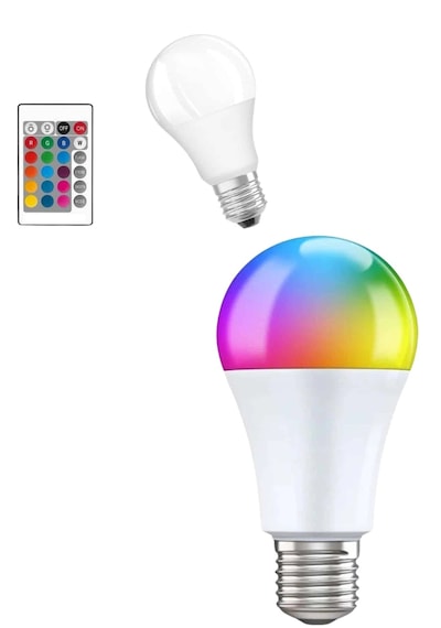 Ayarlanabilir Parlaklık Rgb Led Ampul Beyaz Lamba Ve Renkli Ampul Çok Renkli 14857373