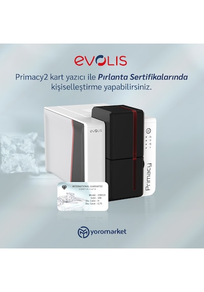 Evolis Primacy2 300 Renkli Baskı Tam Panel Rıbon R5f208m100