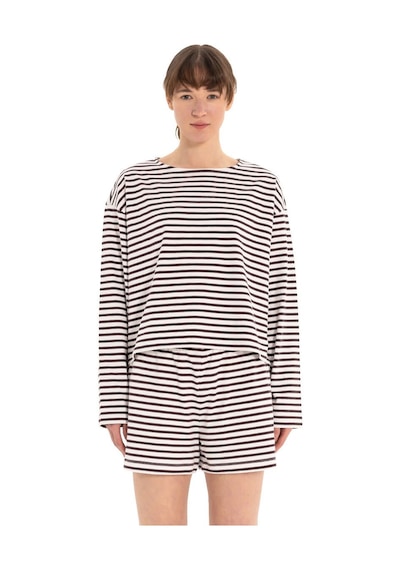 Inguz Stripe %100 Pamuk T-shirt Çizgili
