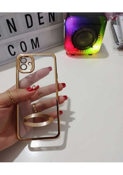 Samsung Uyumlu A 05 Kamera Lensli Kılıf Modeli Altın