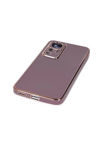 Xiaomi Mi 12t Pro Kılıf Volet Silikon - Mor -