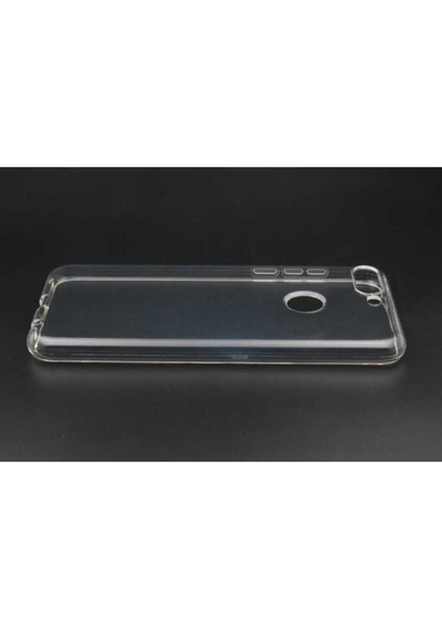 Huawei Honor 7c Kılıf Zore Süper Silikon Kapak Renksiz