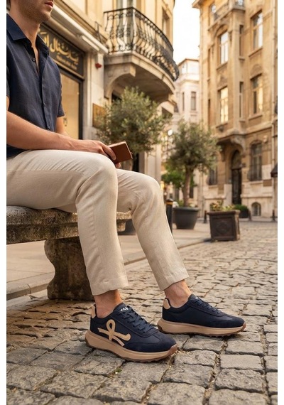 Fort Noka Cameron Anatomik Rahat Sneaker Erkek Spor Ayakkabı Lacivert