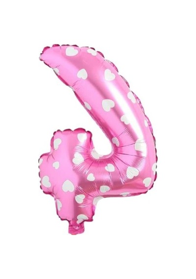 16 İnç Pembe Kalpli Folyo Balon 2 Yaş Mavi