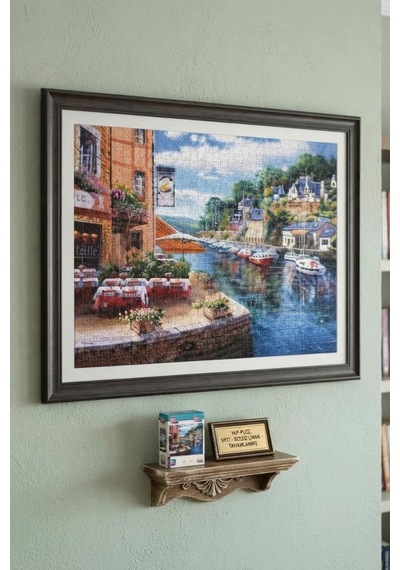 Sessiz Liman Ve Limana Karşı İkili Set - 1000 + 500 Parça İkili Puzzle Seti