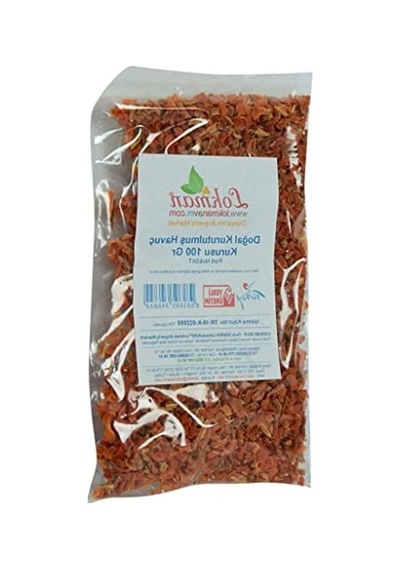 Doğal Kurutulmuş Havuç, Sağlıklı Atıştırmalık 100 Gr Paket 14 Cm