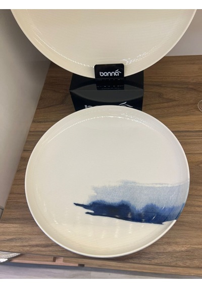 2'li Blue Wave Hygge 28cm Çukur Tabak 1500 Cc Risotto / Salata / Gourmet /sulu Yemek / Servis Çok Renkli
