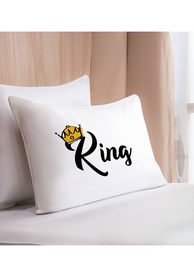 Bk Gift Eğlenceli Tasarımlı Pamuklu Yastık Kılıfı-6 50x70cm , Sevgiliye , Ev si, Tasarım Ev Tekstili