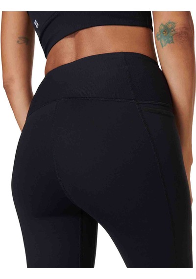 Sweaty Betty Summer Super Soft 7/8 Wrap Leg SiYAH Siyah