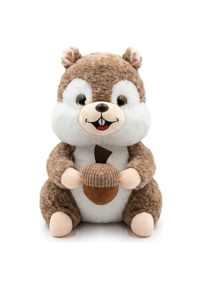 Peluş Sincap 35 Cm Büyük Boy Yumuşak Doku Ve Sevimli Tasarım