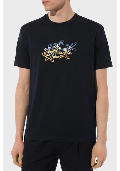 Paul & Shark Erkek T Shirt 24411041 013 Lacivert Lacivert