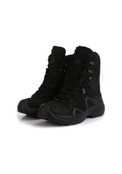 Vogel 1490 Fermuarsız Siyah Arazi Outdoor Trekking Askeri Botu 4 Mevsim Siyah