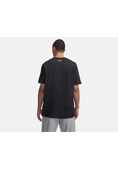 Under Armour Ua M Varsity Crest Ss Erkek Günlük Tişört 6009249-001 Siyah Siyah