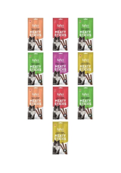 Reflex Meaty Sticks Kedi Ödül Çubuğu 3x5 Gr 10 Paket