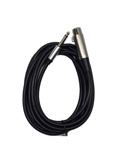 3 Metre 6.35 Mm To Xlr Erkek Ses Kablosu - Çivi Jak To Xlr Konnektör Mikser Ve Amfi Kablosu