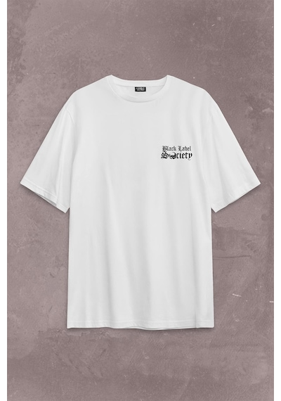 Black Label Socıety Anarchy Sırt Ön Baskılı Oversize Tişört Unisex T-shirt 001