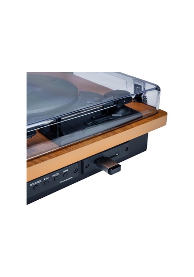 Soprano Ahşap Pikap Plak Çalar Retro Bluetooth Usb Sd Kart Aux Dahili Hoparlör Diğer