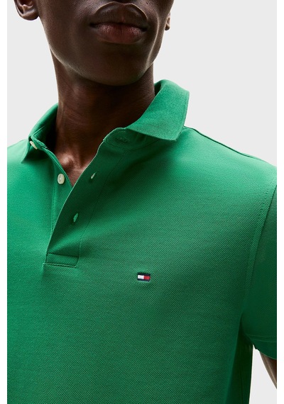 Tommy Hilfiger Erkek Polo Yaka T Shirt Mw0mw17771 L4f Yeşil Yeşil