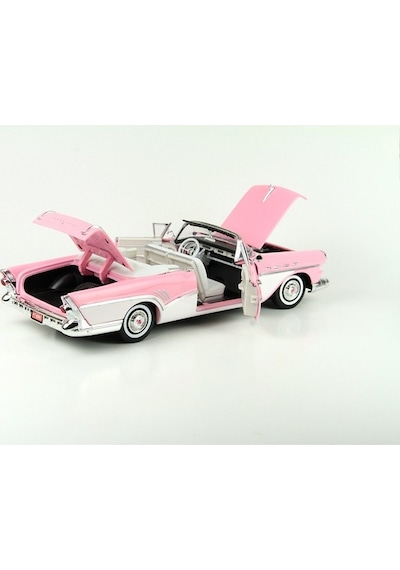 Model Araba Motormax 1957 Buıck Roadmaster Pembe 1/18
