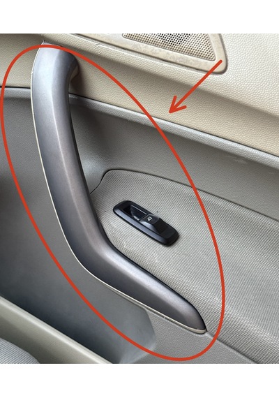 Ford Fiesta Mk7 Kapı Kolu Kaplaması Sağ Sol Set 2009-2017 Dış Kapı Kolu Trim Kapağı Oem 8a61-a24184-bcw Gri