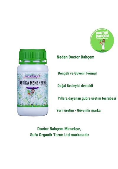Doctor Bahçem Afrika Menekşesi Bitki Besini 1000 Ml - Saksı Çiçekleri İçin Çiçeklenme Destekli Sıvı Besin