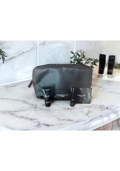 Christian Lacroix Unisex Kozmetik Tıraş Ve Seyahat Makyaj Çantası+yüz Kremi Ve Dudak Kremi