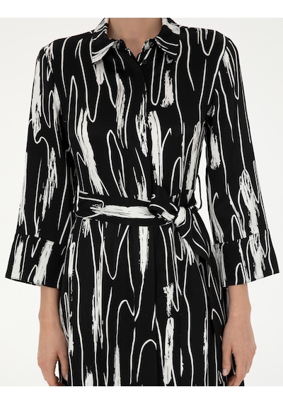 Pierre Cardin Kadın Siyah Elbise Dokuma 50289503-vr046 Pierre Cardin Kadın Siyah Elbise Dokuma 50289503-vr046