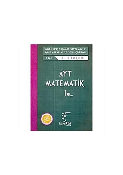 Karakök Ayt Matematik 1 Mps Modüler Piramit Sistemi Karakök