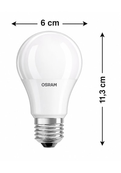 Osram Led Value 4'lü Paket 8.5w 60w Led Ampul Günışığı E27 Normal Duylu 4 Adet