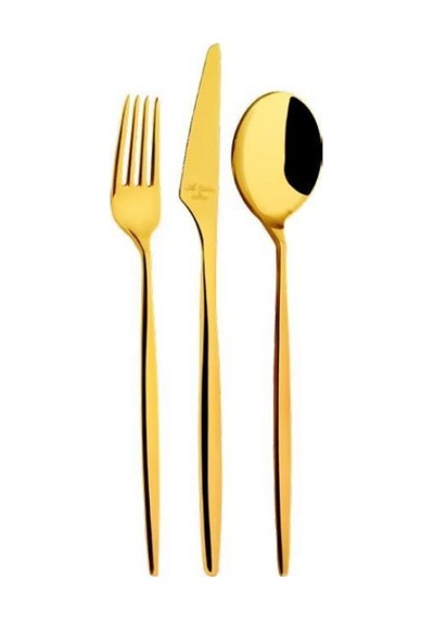Aryıldız Studio Prestige 84 Parça Pvd Gold Çatal Kaşık Bıçak Takımı Altın