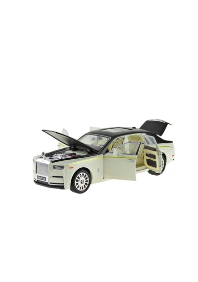 Die-cast Model1:20 Ölçek Süper Lüx Araba Metal Işıklı 26cm Siyah