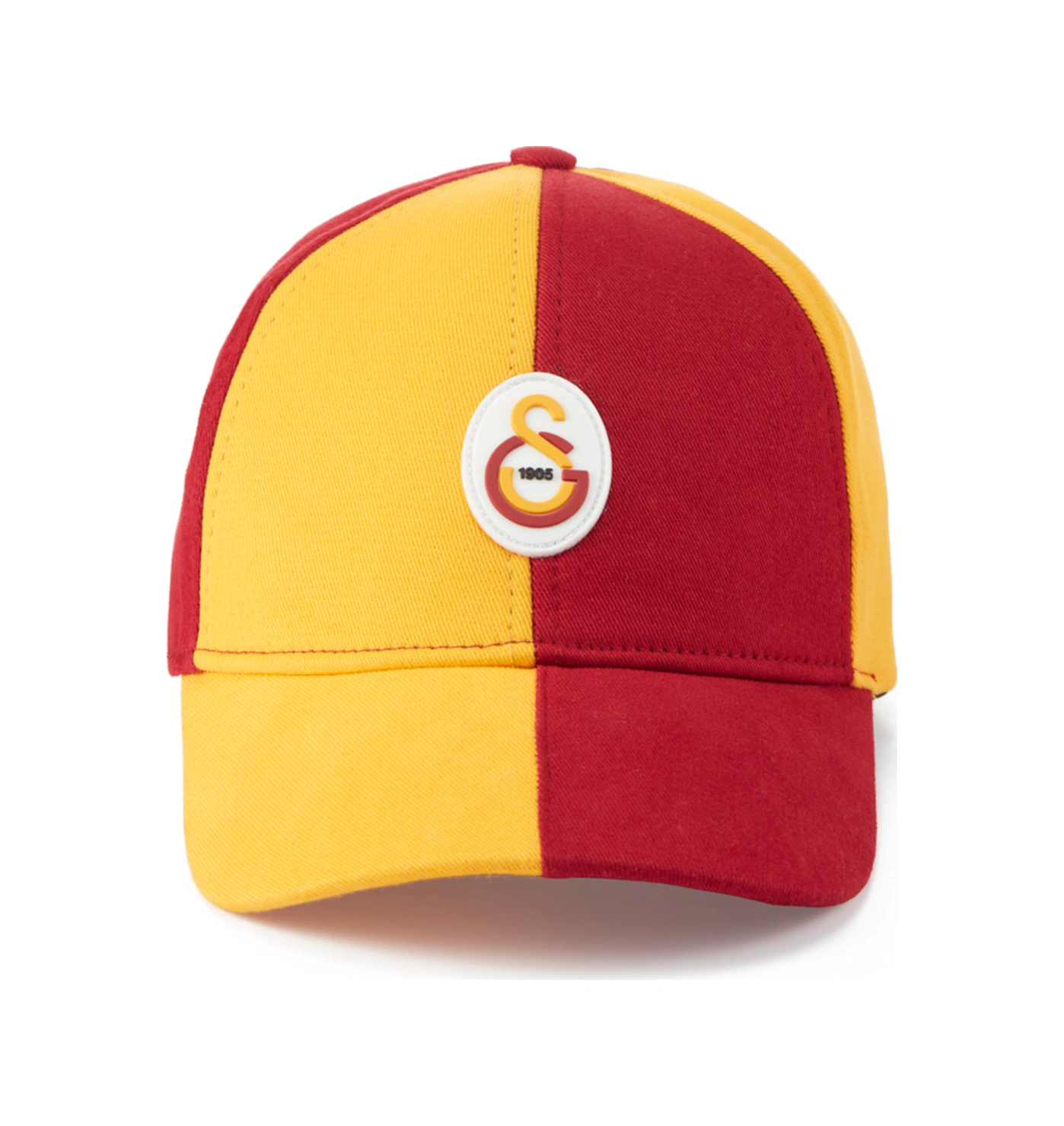 Gsstore Galatasaray Parçalı Çocuk Şapka C251184 Sarı - Kırmızı