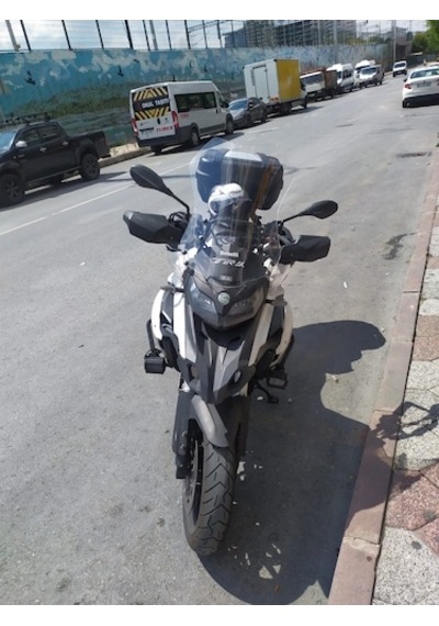 Zeus Motor 2017-2024 Benelli Trk 502 Uyumlu Uzun Ön Cam Zeus Şeffaf Renk