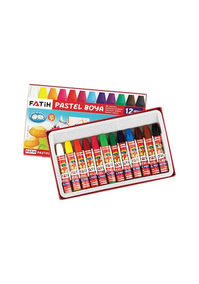 Fatih 3 Lü Boya Kırtasiye Seti (kuru+sulu+pastel Boya)