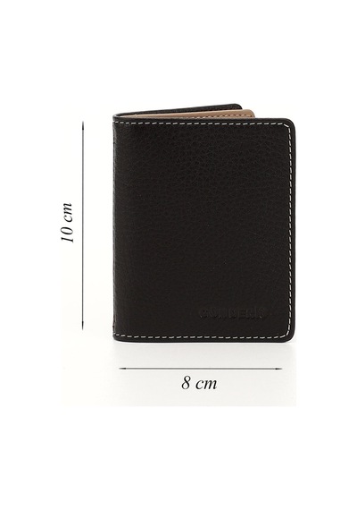 Gönderi(R) Gönderir Kahveye Vizon Gön Hakiki Deri Unisex Kartlık 06499 Kahverengi