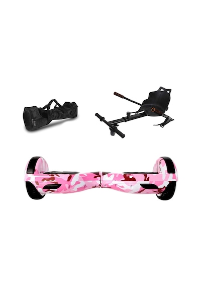 Citymate Elektrikli Kaykay Hoverboard Akıllı Denge 6.5 Inch + Hoverkart + Çanta Extrem Paket D05