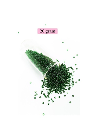 Dökme Cam Kum Boncuk 11/0 2 Mm - 4 Renk - Toplam 80 Gram - Bnc399