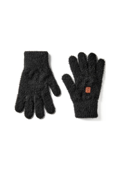 Gsstore Galatasaray Kadın Peluş Eldiven K252270 Siyah