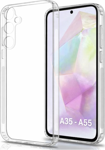 Samsung Uyumlu Galaxy A35 A55 5g Kılıf Şeffaf Kamera Korumalı 3d
