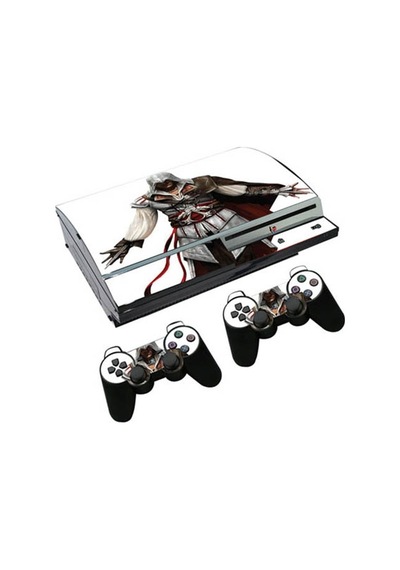 PS3 Fat Kasa Assasins Creed Skin Sticker Çizik Koruma Seti