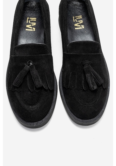 Luvishoes Luvi Shoes Milina Siyah Süet Püsküllü Hakiki Deri Kadın Loafer Ayakkabı SIYAH SUET Luvishoes Luvi Shoes Milina Siyah Süet Püsküllü Hakiki Deri Kadın Loafer Ayakkabı SIYAH SUET