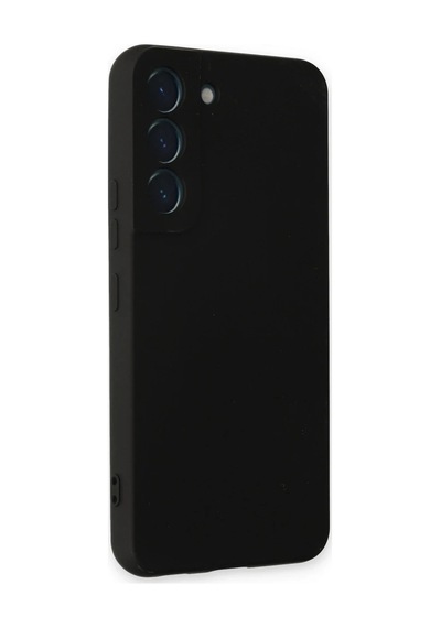 Samsung Galaxy S22 Kılıf Nano İçi Kadife Silikon - Siyah Altın
