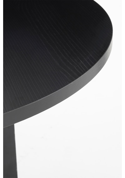 Harmony Sora Oval Masa 90x75x90 Cm Siyah Sadece Masa - Modern Tasarım
