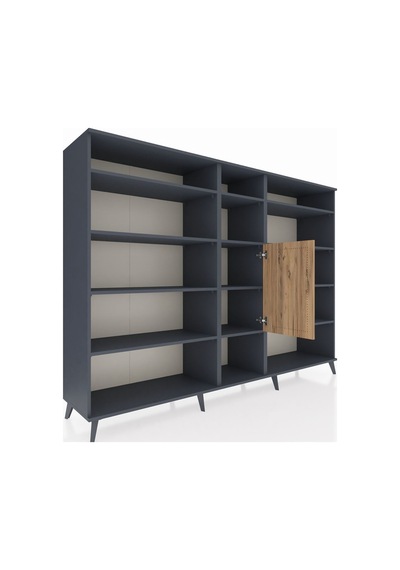 Hyperion Dolap 12 Raflı Tek Kapaklı 220x44x163 Antrasit-çam/antr Antrasit-çam/antrasit Hyperion Dolap 12 Raflı Tek Kapaklı 220x44x163 Antrasit-çam/antr Antrasit-çam/antrasit