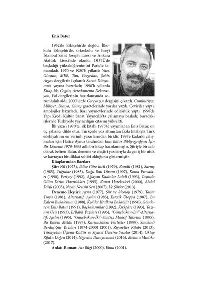 Hoş Cakal Hoş Tilki - Enis Batur'A Mektuplar 1975-2002