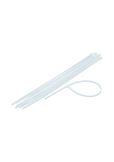 370 3.6Mm - Beyaz- 40Cm Kablo Bağı - 100 Adet