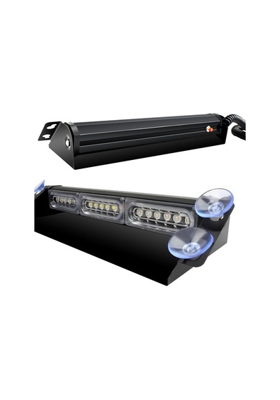 Çakar Lamba 13 Fonksiyonlu 18 Led 12V Kırmızı-Mavi-Beyaz Lapa53 N11.45